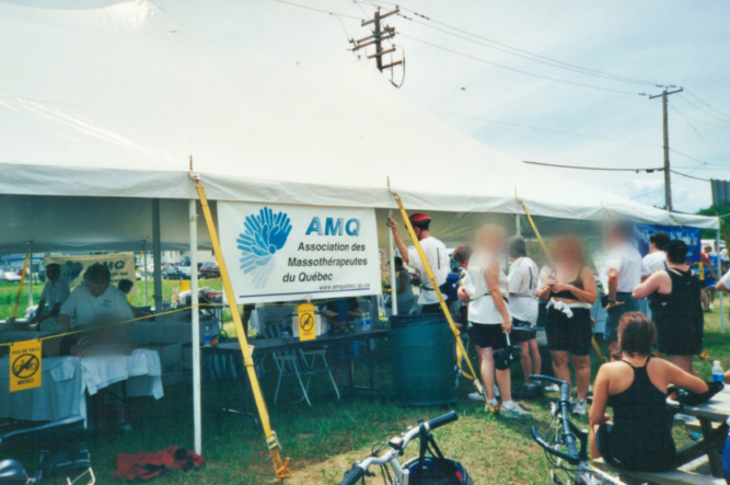 Massages offered by the AMQ® in the company of Louis Garneau
